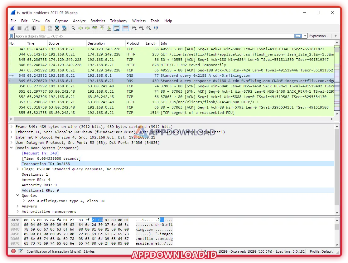 Wireshark 4.0.8 Wireshark