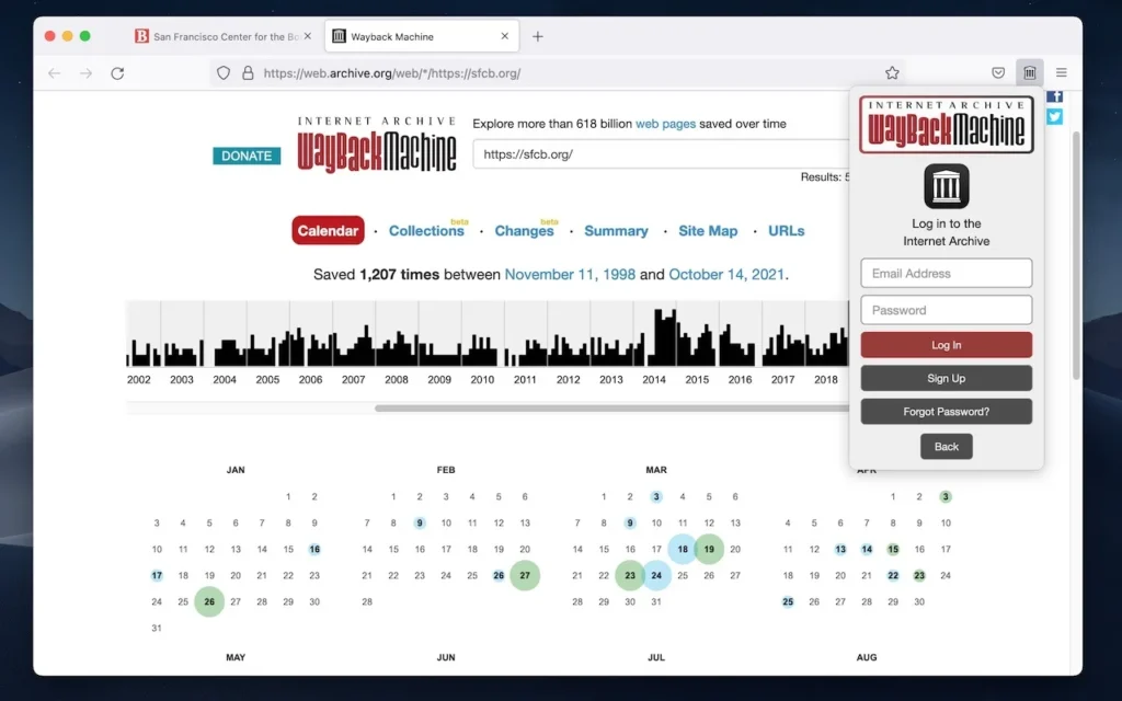 Mengetahui Riwayat Konten dari Domain Tersebut