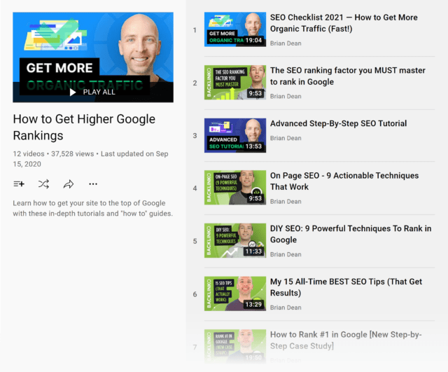 Contoh Power Playlist