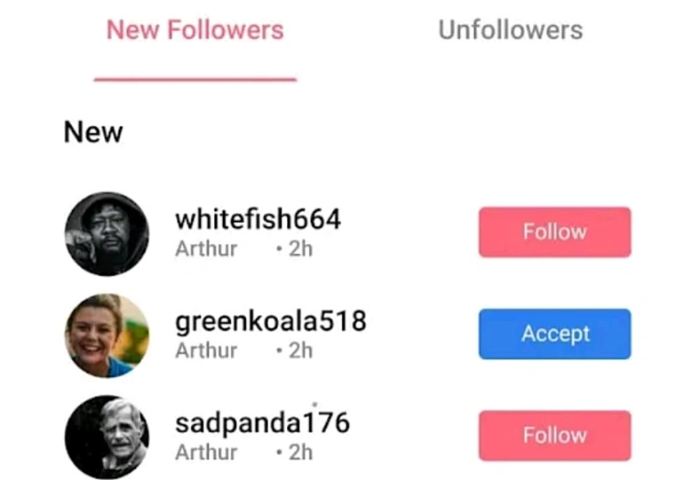 Followers & Unfollowers