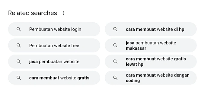 Gunakan Penelusuran Terkait Google